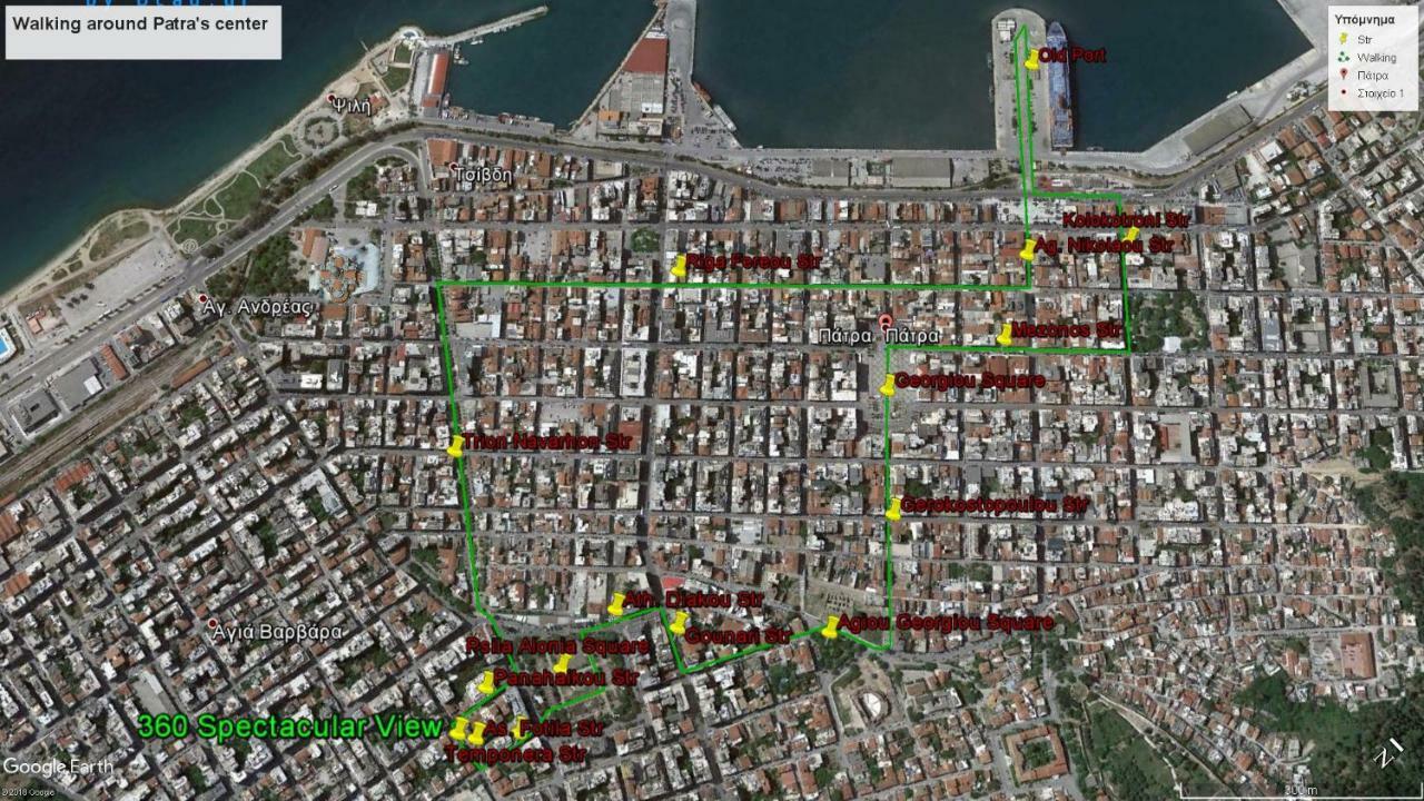 360 Spectacular View Apartment Patras Exterior foto