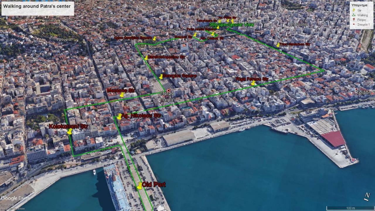 360 Spectacular View Apartment Patras Exterior foto